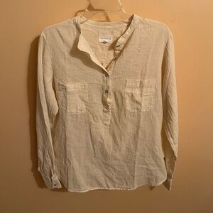 LAST CHANCE | Honorine Aidan Top in a light yellow/cream